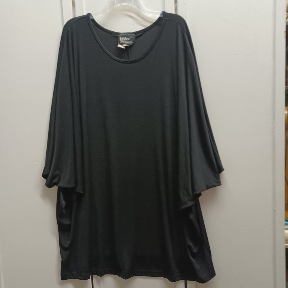 Silver Threads  3x Black shirt, made in the U.S.A